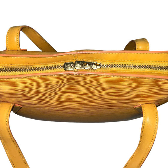 VINTAGE LOUIS VUITTON Lussac Epi Leather Shopper GM Yellow - Picture 3 of 16